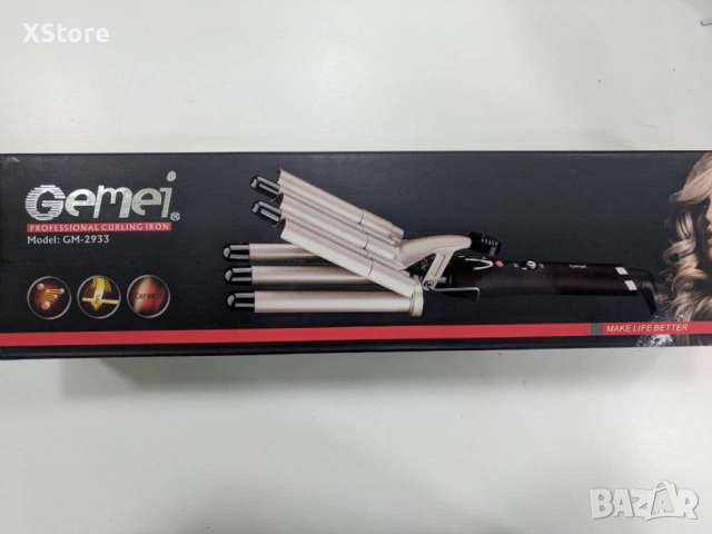 Ретро преса с пет цилиндъра Gemei , снимка 18 - Преси за коса - 52590165