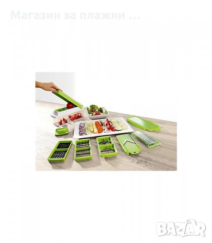 РЕВОЛЮЦИОННО КУХНЕНСКО РЕНДЕ - NICER DICER PLUS - код 0728, снимка 3 - Аксесоари за кухня - 34074456