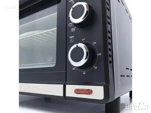 НОВИ! Фурна с таймер камък за пица тавички 24л 1400W Switch on, снимка 4 - Печки, фурни - 50734859