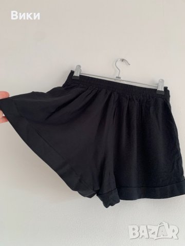 Черни къси панталонки черен панталон , снимка 7 - Къси панталони и бермуди - 40045438