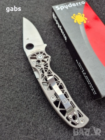 Сгъваем нож Spyderco Edgerati С266, снимка 10 - Ножове - 52213794