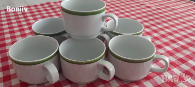 Чаши за кафе - български порцелан, снимка 2 - Чаши - 47394429