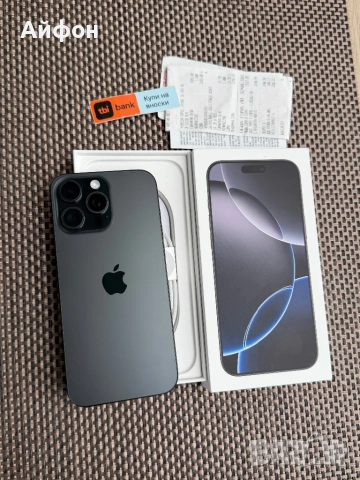 24М ГАР! 512Gb*ЛИЗИНГ* iPhone 16 Pro Max Black Titanium / Гаранция