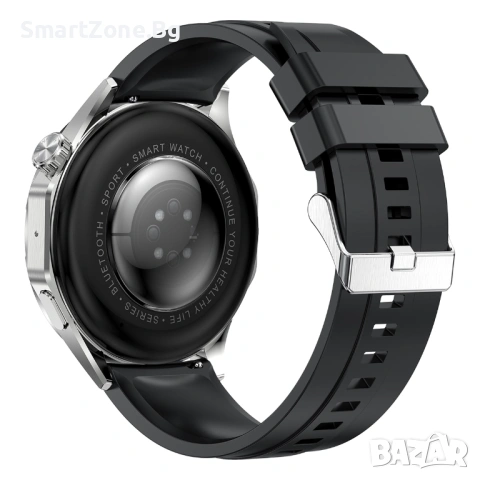 Смарт фитнес часовник Lemfo HK4, Сребрист, снимка 2 - Мъжки - 53246706