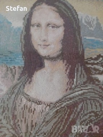  Гоблен "Мона Лиза", снимка 6 - Гоблени - 6446403