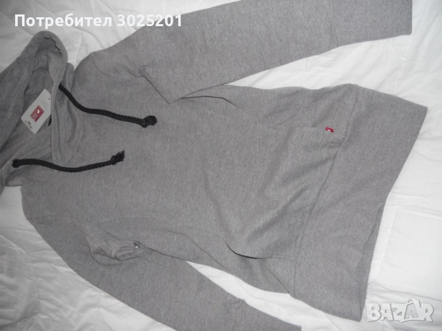 НОВ Ватиран Дамски Спортен сиутчър с качулка С М  на намаление, снимка 3 - Якета - 51791798