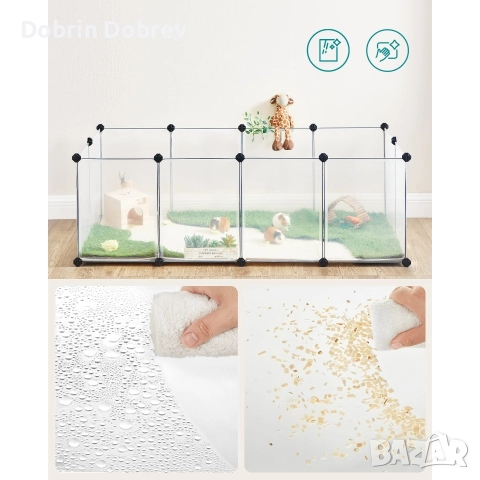 Прозрачна модулна клетка за домашни животни SONGMICS , снимка 5 - Други стоки за животни - 52742255