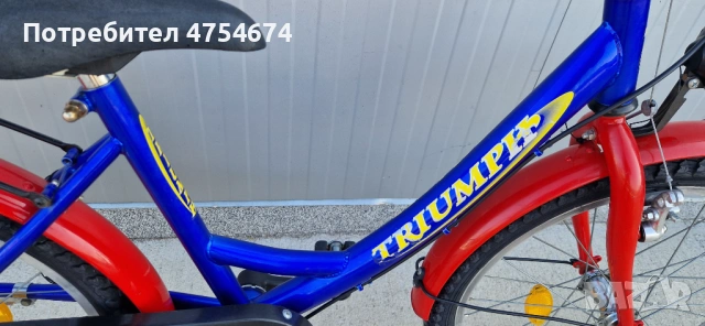 Велосипед Triumph колело 20", снимка 4 - Велосипеди - 53777469