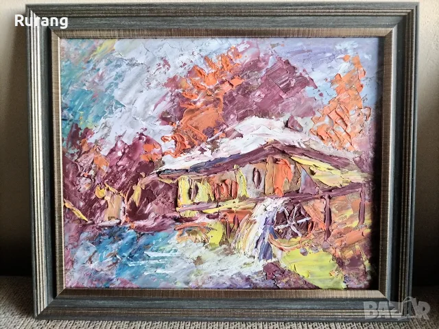 Авторска Маслена живопис,, Мечтание", снимка 2 - Картини - 56211867
