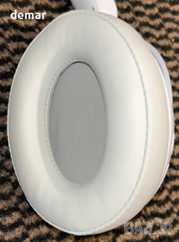 TONEMAC H01 Bluetooth безжични слушалки Hi-Fi стерео, меки Memory Protein наушници, бели, снимка 4 - Bluetooth слушалки - 44560025