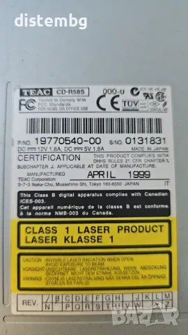 TEAC CD-R58S SCSI CD-RW 8X записващо устройство , снимка 2 - Други - 50029438