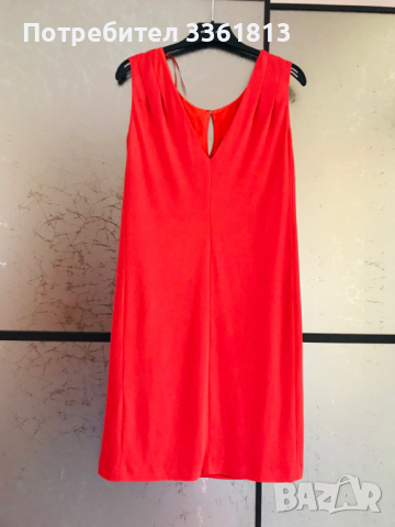 Продавам елегантна червена рокля на Дика 36 номер , снимка 10 - Рокли - 36477194