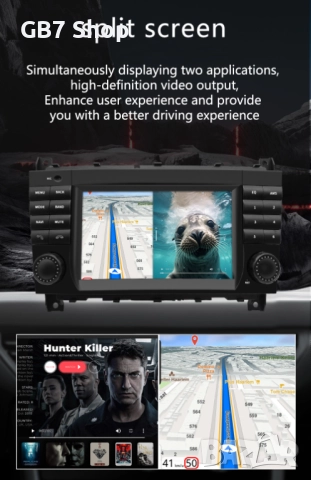 Мултимедия за Мерцедес C-Class W203  2Din 7-инчa *Android|Carplay | Bluetooth |GPS навигация |, снимка 7 - Аксесоари и консумативи - 52741236