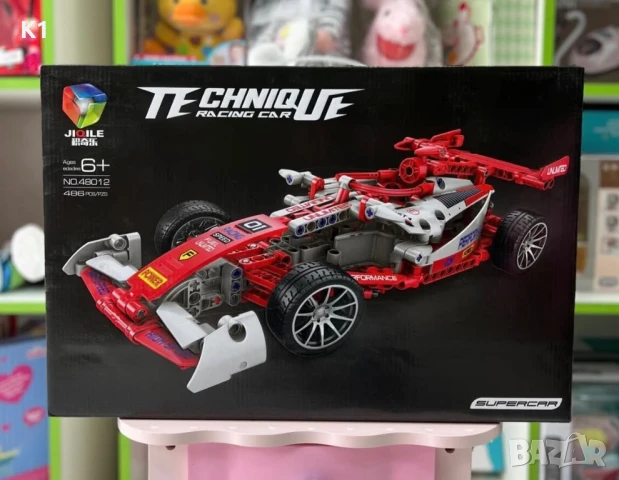 Конструктор Състезателна кола - 456 части, снимка 3 - Конструктори - 51253624