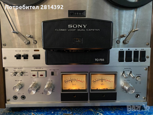 Магнетофон Ролков дек SONY TC-755 СЕРВИЗИРАН Отличен външно и вътрешно, снимка 6 - Декове - 44586699