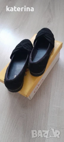 Черни обувки-велур, снимка 4 - Дамски ежедневни обувки - 37547854