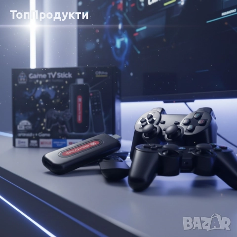 Q9Pro Game TV Stick – Вашият Портал към 49,000+ Игри и 4K Ultra HD Забавление, снимка 3 - Други игри и конзоли - 52931786