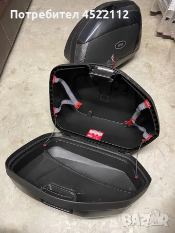 куфари Givi V35 NT с рамка за Suzuki Bandit 650 / 1250 / GSX 650F, снимка 7 - Аксесоари и консумативи - 55923192