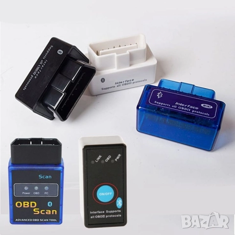 Мини Bluetooth OBD 2 уред за автомобилна диагностика