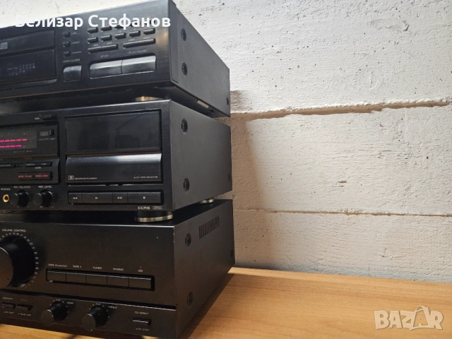 Kenwood Hi-Fi система – CD Player, Double Cassette Deck и Stereo Amplifier, снимка 3 - Аудиосистеми - 53853239