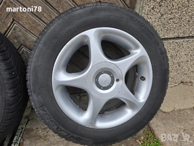 Алуминиеви джанти марка OZ, 15 цола, 5х112 със зимни гуми, снимка 5 - Гуми и джанти - 52241074