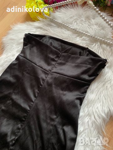 Сатенена рокля, снимка 3 - Рокли - 34760108