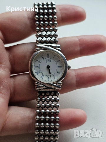 Сребърен часовник на Loisir by Oxette , снимка 3 - Дамски - 51962264