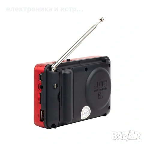 Преносимо радио JOC, USB, SD карта, Акумулаторна батерия , снимка 4 - Радиокасетофони, транзистори - 53283063