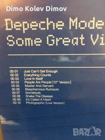 Depeche Mode VHS Видео Касета. Mega Rare!, снимка 3 - Други музикални жанрове - 41765342