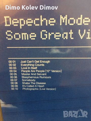 Depeche Mode VHS Видео Касета. Mega Rare!, снимка 3 - Други музикални жанрове - 41765342