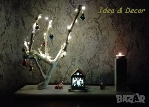 Коледна украса плюс свещник, снимка 3 - Декорация за дома - 52806287