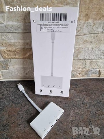Нов Адаптер за жак за слушалки за iPhone, Pad сплитер и порт за зарядно устройство, снимка 8 - Аксесоари за Apple - 41891201