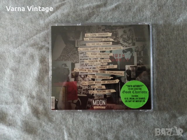 Оригинален диск Good Charlotte - Youth Authority. 2016 г., снимка 5 - CD дискове - 53860123