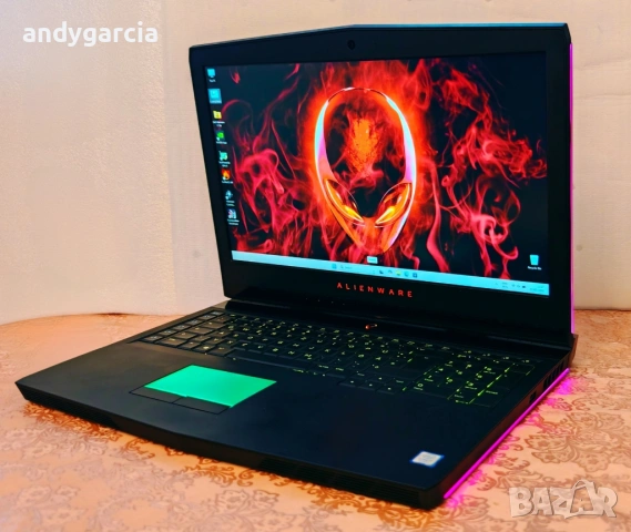 Dell Alienware 17 R4/Intel Core i7-7820HK/NVidia GTX 1080 8GB 190W/16GB RAM/512GB SSD/QHD IPS 120hz, снимка 2 - Лаптопи за игри - 53535131