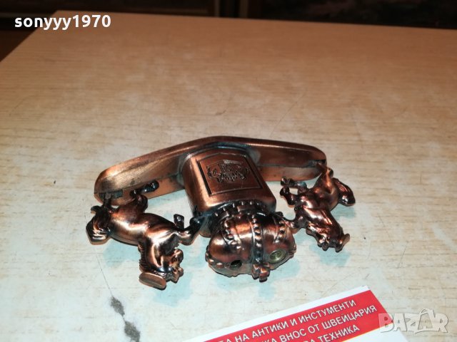 МЕТАЛНА ЗАПАЛКА С КОНЕ-ВНОС ФРАНЦИЯ 0402221247, снимка 16 - Колекции - 35669537