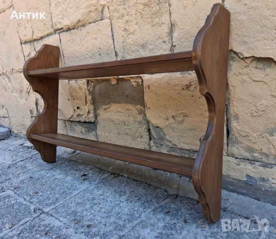 Дървена Етажерка за Стена Дъб 