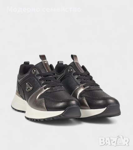 Стилни дамски маратонки с връзки , снимка 1