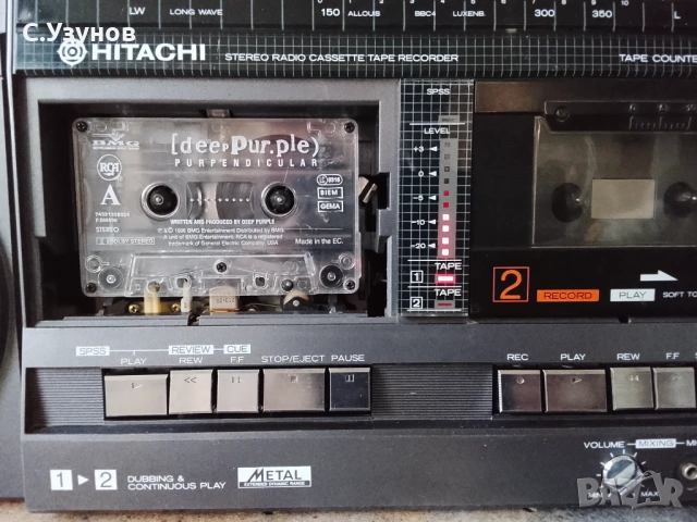 Hitachi TRK W55E - касетофон - заявен, снимка 3 - Радиокасетофони, транзистори - 53828890