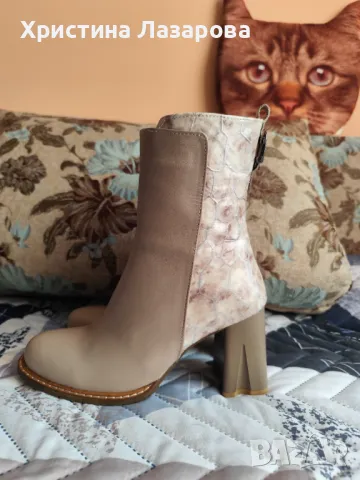 Уникални боти!!! Чисто нови , страхотни дамски боти , снимка 10 - Дамски боти - 47869322