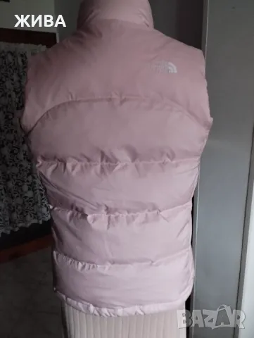 THE NORTH FACE Естествен пух-дамски розов елек, снимка 5 - Якета - 47558331