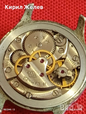 Стар механичен часовник СССР мъжки рядък за КОЛЕКЦИЯ 51895, снимка 6 - Антикварни и старинни предмети - 53492970