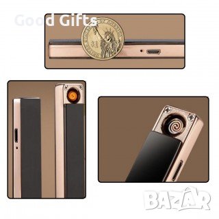 Супер тънка Луксозна USB запалка, снимка 9 - Запалки - 39305919