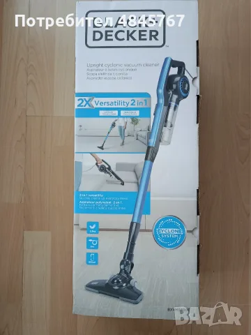 Вертикална Прахосмукачка BLACK&DECKER BXVMS600E