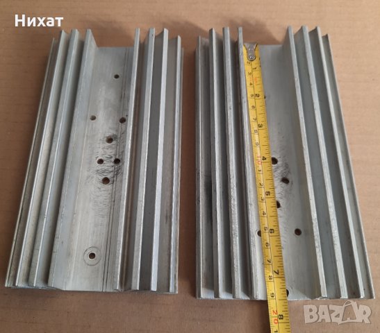 Обява 3. Комплект 2 бр охлаждане големи алуминиеви радиатори за електроника, усилватели