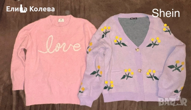 Предлагам 6 лота с дамски блузи, пуловери, жилетки Zara, Mango, Reserved, Shein и др.по 10 евро , снимка 7 - Блузи с дълъг ръкав и пуловери - 52959287