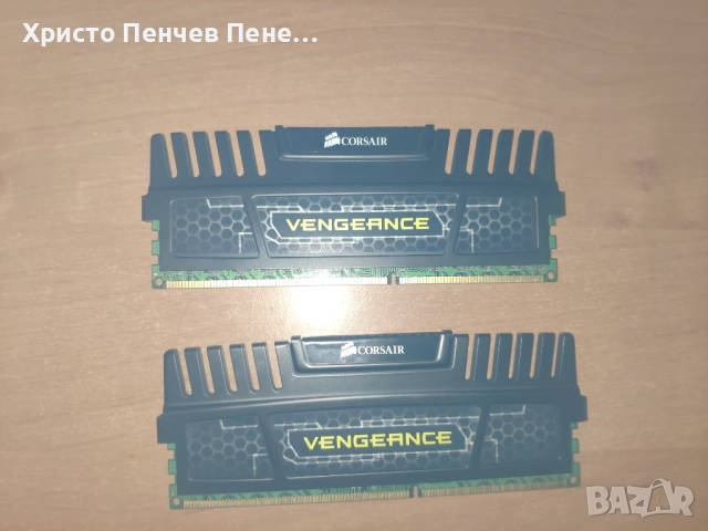 Рам Памет DDR3 CORSAIR VENGEANCE 8GB(2x4GB),1866 MHz , снимка 5 - RAM памет - 52563522