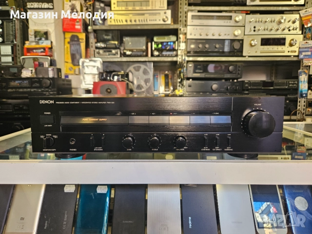 Усилвател DENON PMA-320 Две по 90 вата. В отлично техническо и визуално състояние.