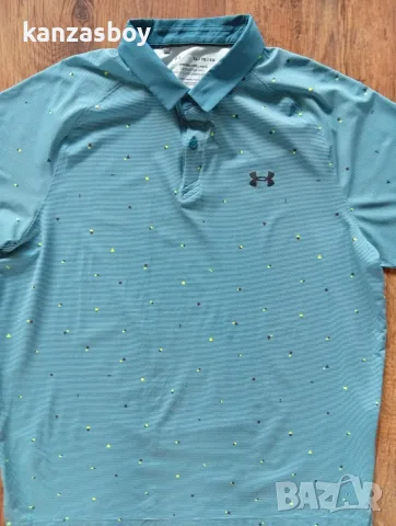Under Armour Men's UA Iso Chill Printed Polo Shirt  - мъжка тениска р-р XL, снимка 4 - Тениски - 56122111