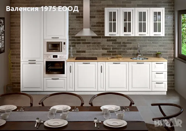 Модулна кухня Винтидж 380 см, снимка 2 - Кухни - 48810659