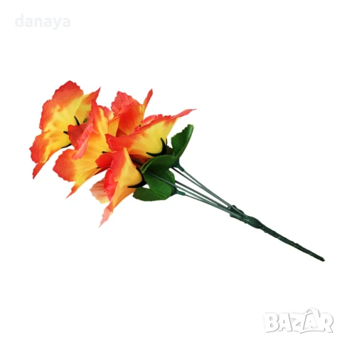 5994 Изкуствен букет цветя, 30 см, снимка 3 - Изкуствени цветя - 50879504